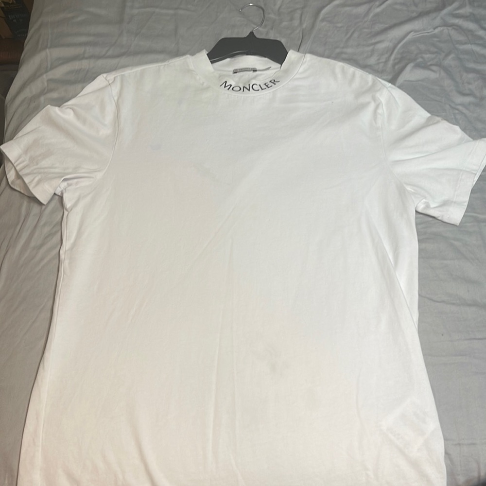 White Moncler Men’s T-shirt (short sleeved) XL